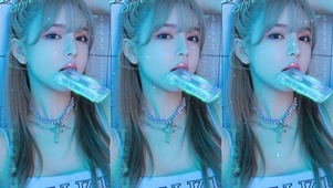 超清幽蓝美少女