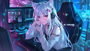 电竞猫女