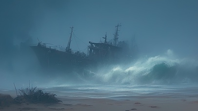 大西洋狂野海浪