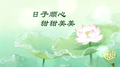 日子越来越顺心