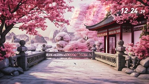 动漫场景插画