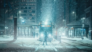 风雪夜归人