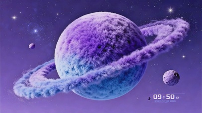 毛绒星球（时钟版）