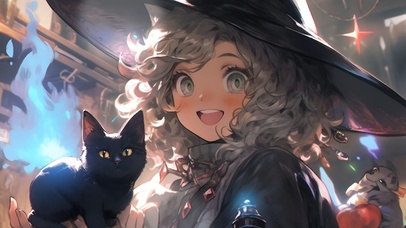  猫和少女（非主题）