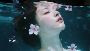 清澈水下