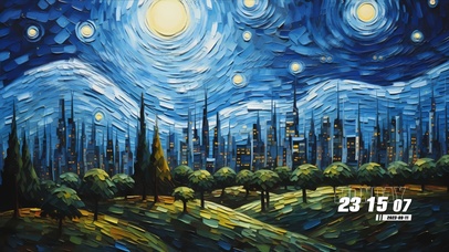 梵高的星空