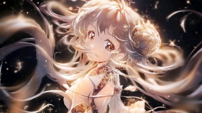 4K盘发神明少女