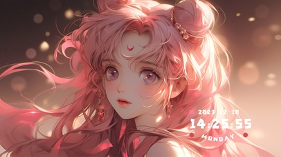 唯美治愈月野兔	