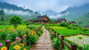 春天的早晨