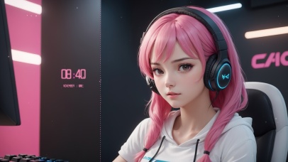 4K清纯气质电竞女孩