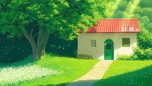 护眼林中小屋