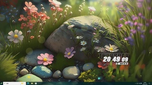 护眼树木桌面主题