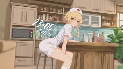 可爱二次元甜美护士