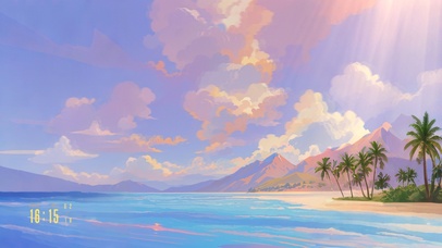 4K 云朵像是天空的画笔