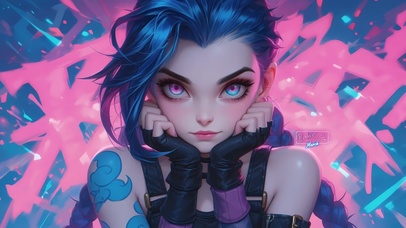 可爱金克斯女孩