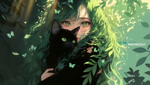 绿荧女孩
