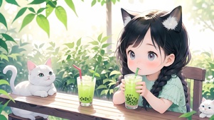 喝果汁喵