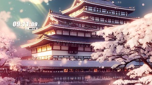 北方雪景