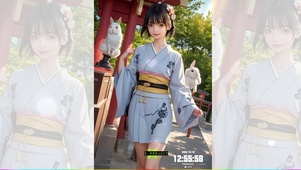 4K清纯Ai和服美少女