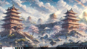 琼花瑞雪映青瓦