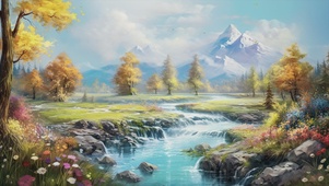田园插画