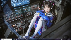 4k守望先锋美女cos