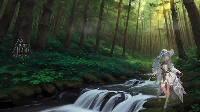 4k治愈护眼森林