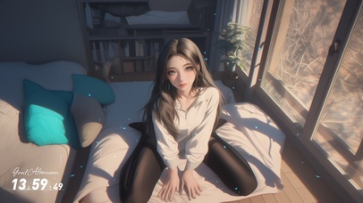 散发着一种优雅的自信