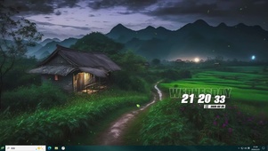 护眼森林桌面主题