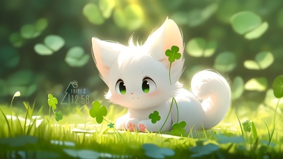 草地治愈可爱喵