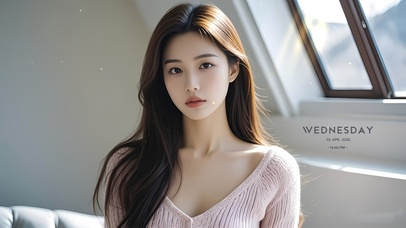 纯欲清冷感少女