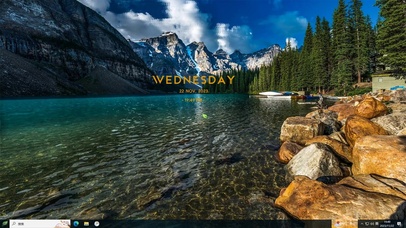 山底流水主题壁纸