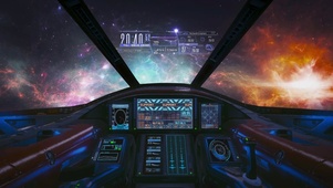 4K宇宙飞船穿梭
