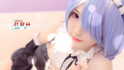 4K清纯短发二次元美少女