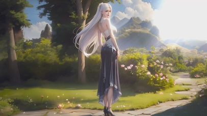 4K可爱古韵国风美女