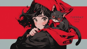 小红帽与小黑猫