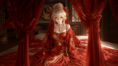 雪墨壁纸丨荧丨红嫁衣丨