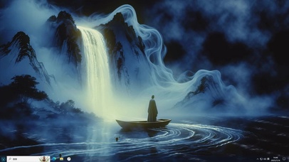 墨韵行-桌面主题