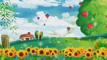 唯美卡通向日葵