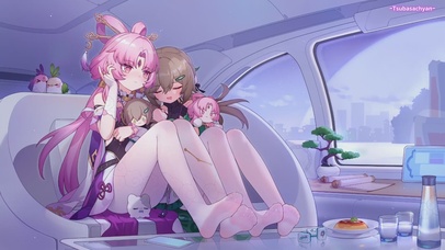 符玄&青雀依肩眠梦