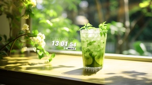 绿色柠檬tea