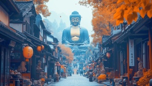 秋天的大佛