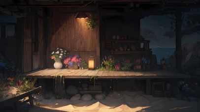 4k治愈温馨夜晚