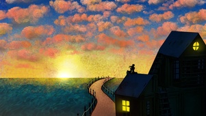 送给你的这片夕阳