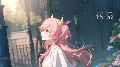 唯美春季樱花少女