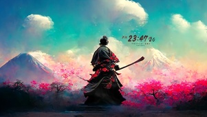 4k 富士山武士