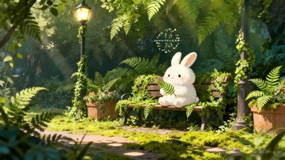 毛茸圆滚滚可爱小兔