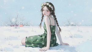 雪地少女