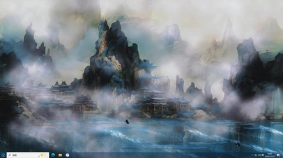 水韵绘卷-桌面主题