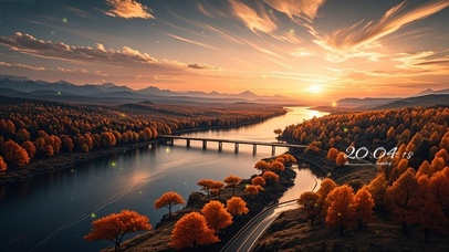 秋水共长天一色 